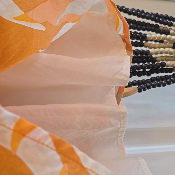 Orange and White Tank Top - Picture 4 of 8